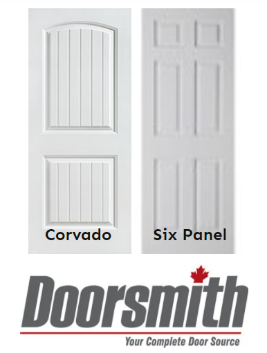 Hardboard interior door