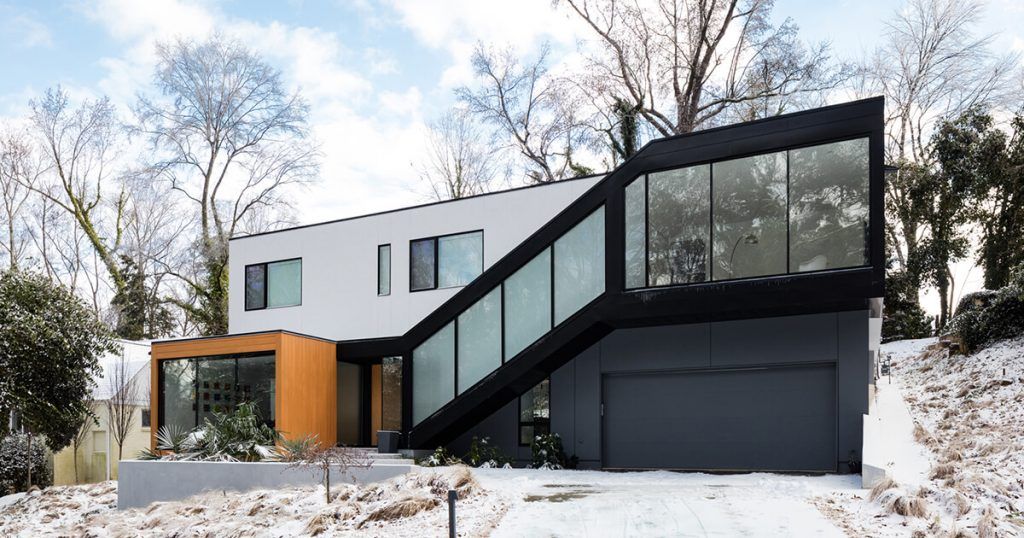 JELD-WEN home in winter