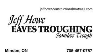 Jeff Howe Eavestrough