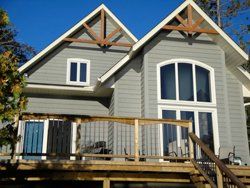 Completed deck build by Emmerson Lumber