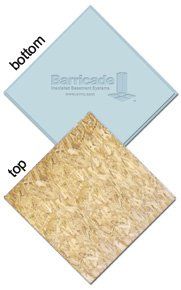 Barricade subfloor panels