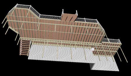 3D deck design view 4
