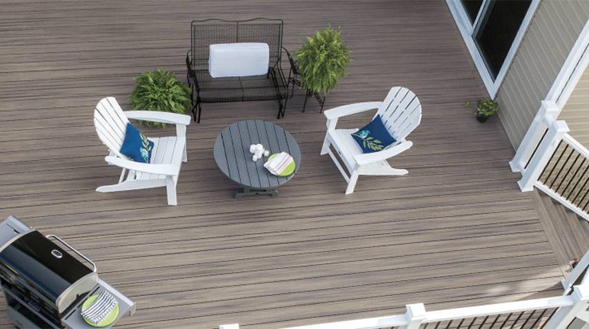 Trex composite deck
